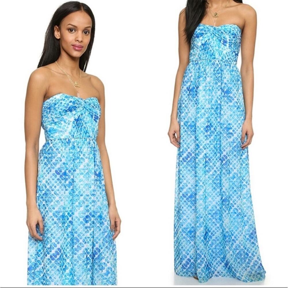 Shoshanna Jennifer Maxi Dress mermaid gown sz 10